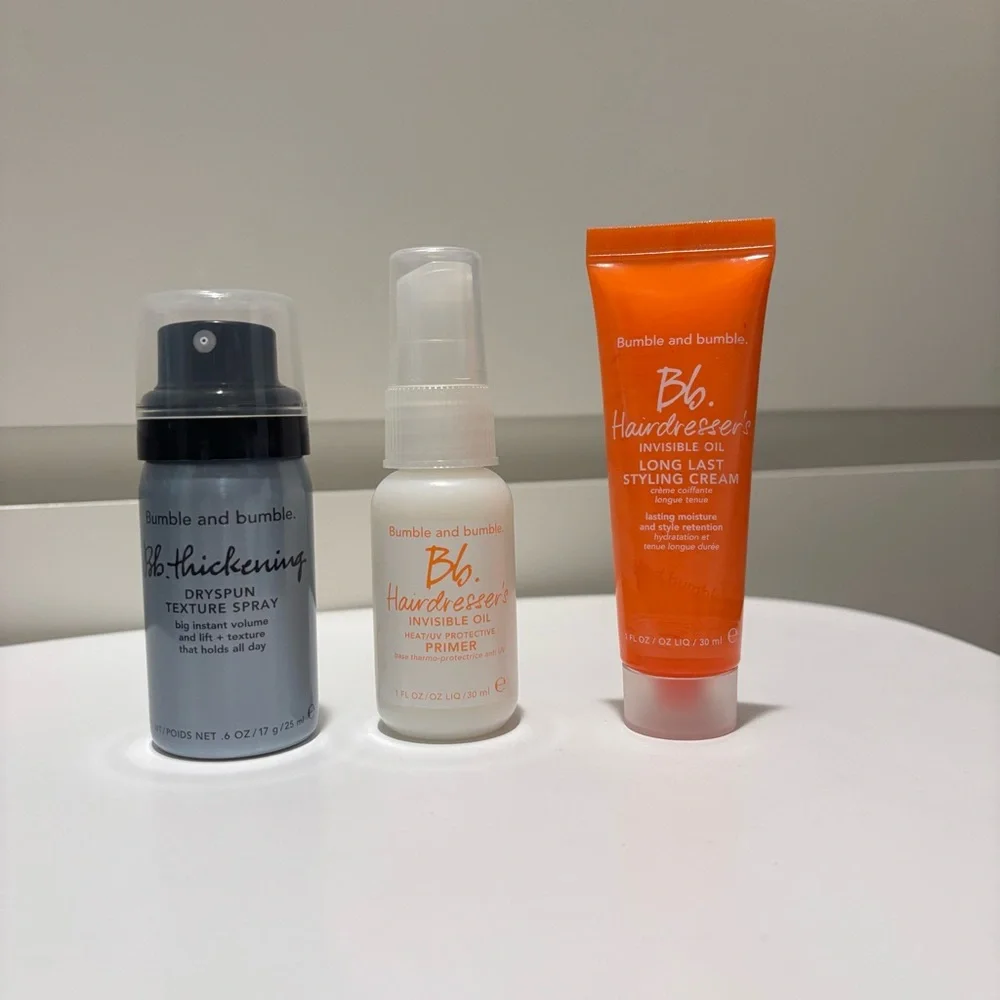Bundle of 3 bumble & bumble hair minis